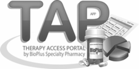 TAP APP THERAPY ACCESS PORTAL BY BIOPLUS SPECIALTY PHARMACY BIOPLUS SPECIALTY PHARMACY SPECIAL PHARMACY Logo (USPTO, 09/23/2011)