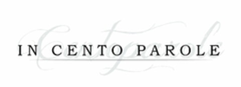 IN CENTO PAROLE CENTOPAROLE Logo (USPTO, 15.01.2013)