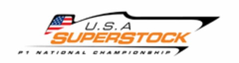 U.S.A. SUPERSTOCK P1 NATIONAL CHAMPIONSHIP Logo (USPTO, 24.06.2014)