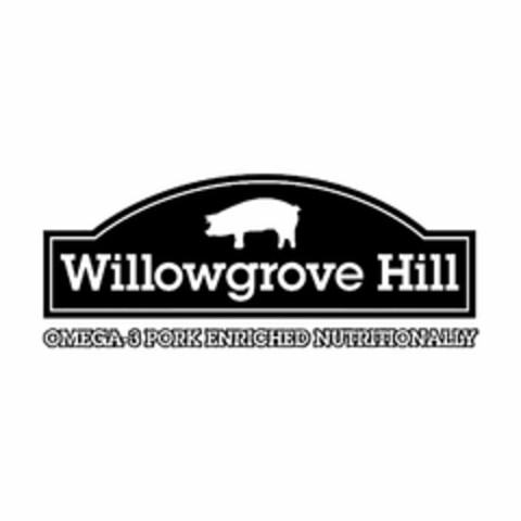 WILLOWGROVE HILL OMEGA-3 PORK ENRICHED NUTRITIONALLY Logo (USPTO, 11.08.2014)