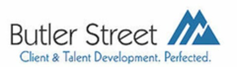 BUTLER STREET CLIENT & TALENT DEVELOPMENT. PERFECTED. Logo (USPTO, 09/30/2014)