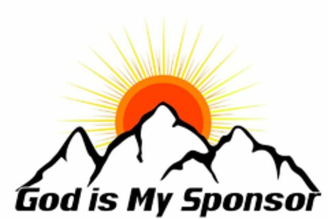 GOD IS MY SPONSOR Logo (USPTO, 02.02.2015)