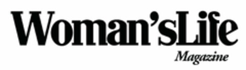 WOMAN'SLIFE MAGAZINE Logo (USPTO, 19.06.2015)