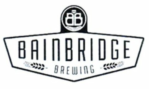 BB BAINBRIDGE BREWING Logo (USPTO, 31.08.2015)