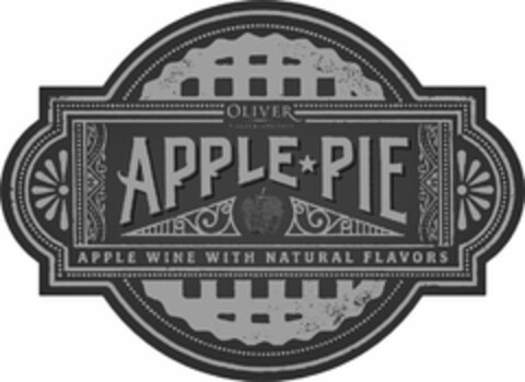 OLIVER WINERY & VINEYARDS APPLE PIE APPLE WINE WITH NATURAL FLAVORS Logo (USPTO, 05/05/2016)