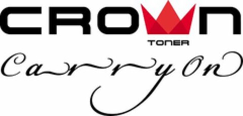 CROWN TONER CARRY ON Logo (USPTO, 05/06/2016)