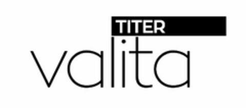 VALITA TITER Logo (USPTO, 10.05.2016)