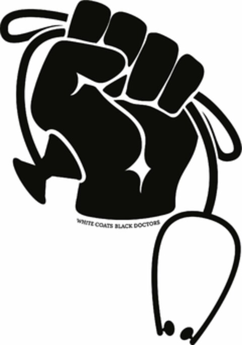 WHITE COATS BLACK DOCTORS Logo (USPTO, 02.08.2016)