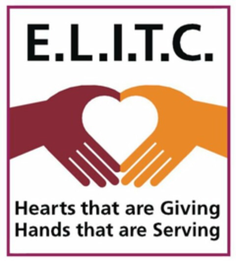 E.L.I.T.C. HEARTS THAT ARE GIVING HANDSTHAT ARE SERVING Logo (USPTO, 12/01/2016)