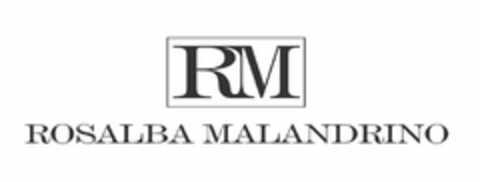 RM ROSALBA MALANDRINO Logo (USPTO, 01.06.2017)