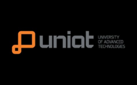 UNIAT UNIVERSITY OF ADVANCED TECHNOLOGIES Logo (USPTO, 09/27/2017)