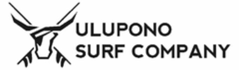 ULUPONO SURF COMPANY Logo (USPTO, 07/15/2018)