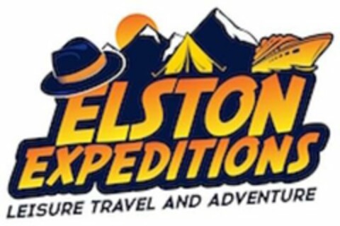 ELSTON EXPEDITIONS LEISURE TRAVEL AND ADVENTURE Logo (USPTO, 29.07.2018)