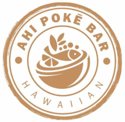 · AHI POKE BAR · HAWAIIAN Logo (USPTO, 05.07.2019)