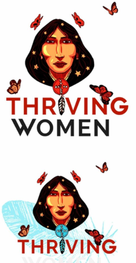 THRIVING WOMEN THRIVING Logo (USPTO, 17.10.2019)