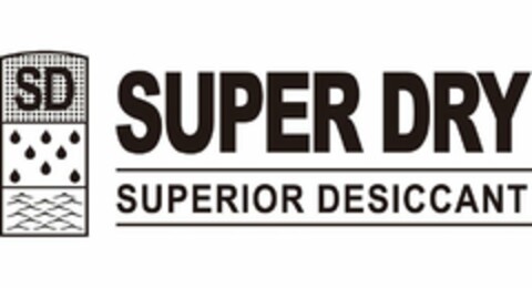 SD SUPER DRY SUPERIOR DESICCANT Logo (USPTO, 27.11.2019)