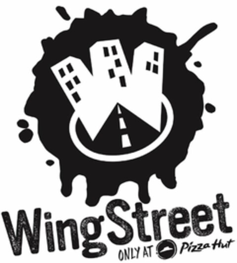 WINGSTREET ONLY AT PIZZA HUT Logo (USPTO, 01.05.2020)