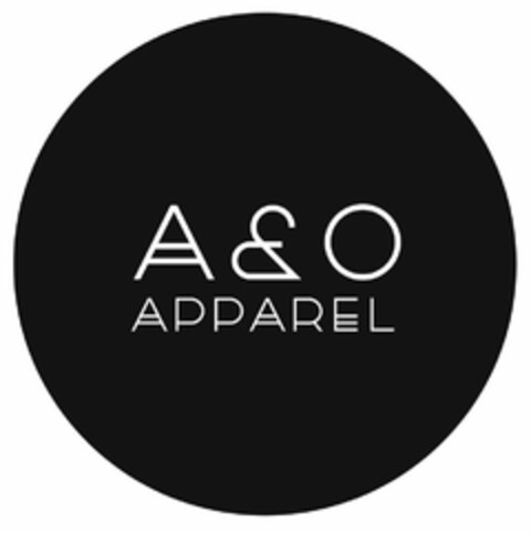 A & O APPAREL Logo (USPTO, 07/06/2020)