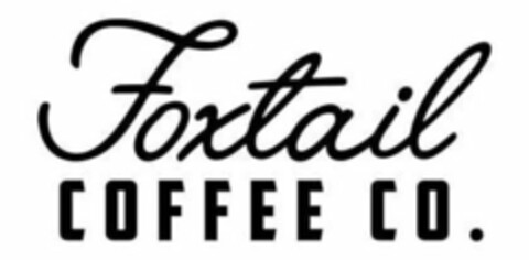 FOXTAIL COFFEE CO. Logo (USPTO, 31.07.2020)