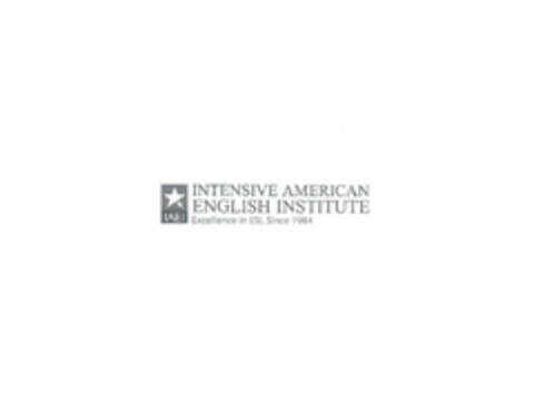 IAEI INTENSIVE AMERICAN ENGLISH INSTITUTE EXCELLENCE IN ESL SINCE 1984 Logo (USPTO, 23.08.2020)