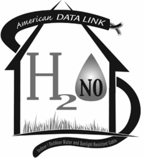 AMERICAN DATA LINK H2NO INDOOR/OUTDOOR WATER AND SUNLIGHT RESISTANT CABLE Logo (USPTO, 02/05/2009)