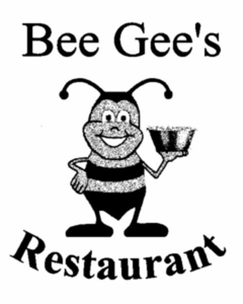 BEE GEE'S RESTAURANT Logo (USPTO, 11.03.2009)