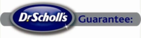 DR. SCHOLL'S GUARANTEE: Logo (USPTO, 24.04.2009)