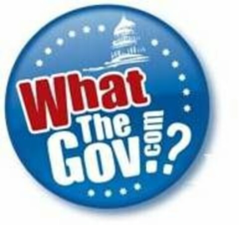 WHAT THE GOV.COM ? Logo (USPTO, 07/28/2009)