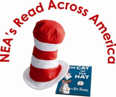 NEA'S READ ACROSS AMERICA THE CAT IN THE HAT BY DR. SEUSS Logo (USPTO, 06/15/2010)