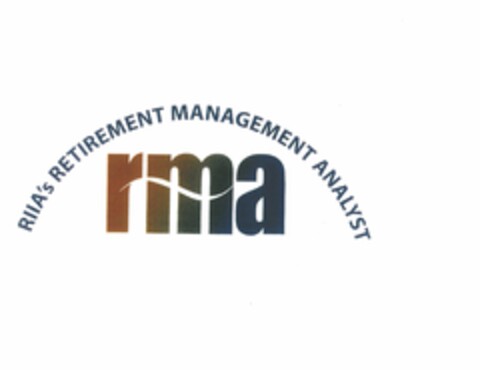 RIIA'S RETIREMENT MANAGEMENT ANALYST RMA Logo (USPTO, 10/24/2011)