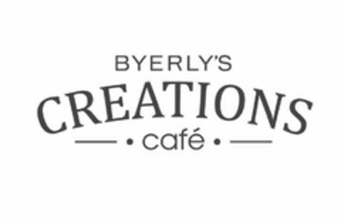 BYERLY'S CREATIONS CAFÉ Logo (USPTO, 27.09.2012)
