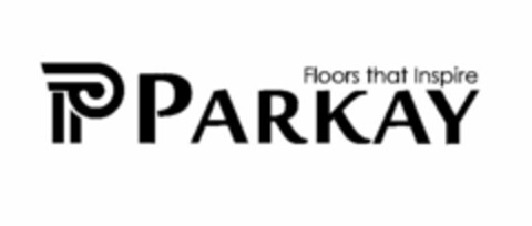 P PARKAY FLOORS THAT INSPIRE Logo (USPTO, 24.10.2012)