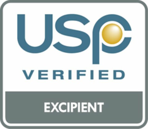 USP VERIFIED EXCIPIENT Logo (USPTO, 01/16/2014)