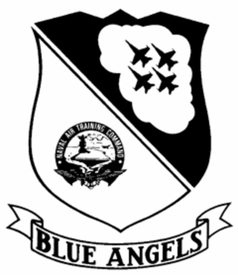 NAVAL AIR TRAINING COMMAND BLUE ANGELS Logo (USPTO, 03/21/2014)