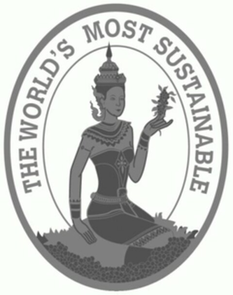 THE WORLD'S MOST SUSTAINABLE Logo (USPTO, 27.09.2014)