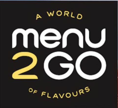 MENU 2 GO A WORLD OF FLAVOURS Logo (USPTO, 04/02/2015)