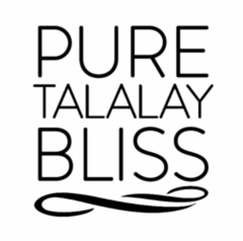 PURE TALALAY BLISS Logo (USPTO, 07/30/2015)