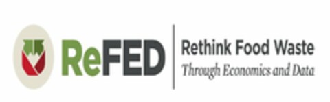 REFED RETHINK FOOD WASTE THROUGH ECONOMICS AND DATA Logo (USPTO, 26.08.2015)