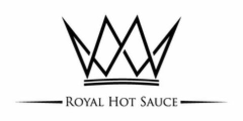 ROYAL HOT SAUCE Logo (USPTO, 08.12.2015)