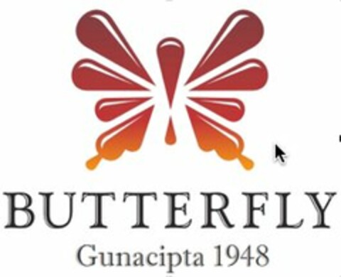 BUTTERFLY GUNACIPTA 1948 Logo (USPTO, 01.04.2016)