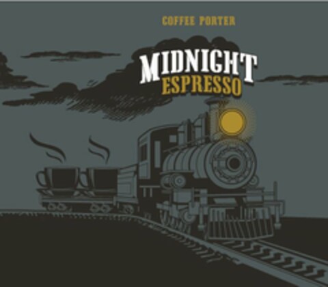 MIDNIGHT ESPRESSO COFFEE PORTER Logo (USPTO, 28.04.2016)