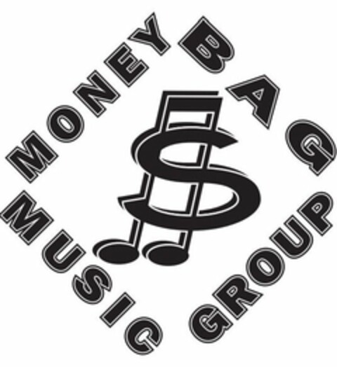 $ MONEY BAG MUSIC GROUP Logo (USPTO, 08/18/2016)