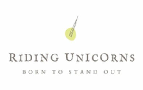 RIDING UNICORNS BORN TO STAND OUT Logo (USPTO, 01/05/2017)