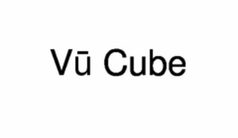 VU CUBE Logo (USPTO, 06/22/2017)