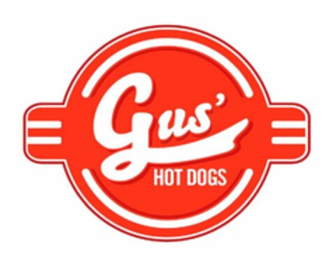 GUS' HOT DOGS Logo (USPTO, 12/18/2017)