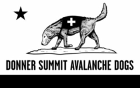 DONNER SUMMIT AVALANCHE DOGS Logo (USPTO, 06/13/2018)