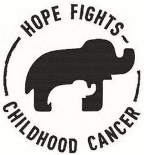 HOPE FIGHTS CHILDHOOD CANCER Logo (USPTO, 22.10.2018)