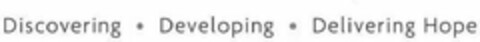 DISCOVERING DEVELOPING DELIVERING HOPE Logo (USPTO, 08.11.2018)