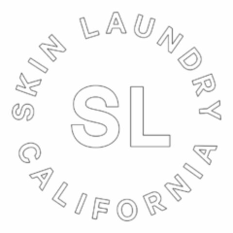 SL SKIN LAUNDRY CALIFORNIA Logo (USPTO, 03/06/2019)