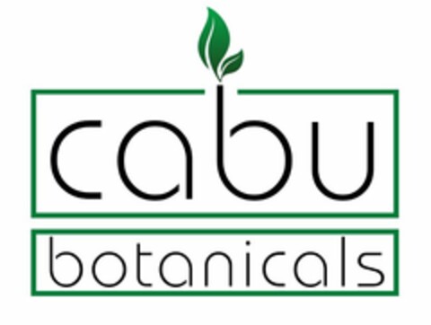 CABU BOTANICALS Logo (USPTO, 06/09/2019)